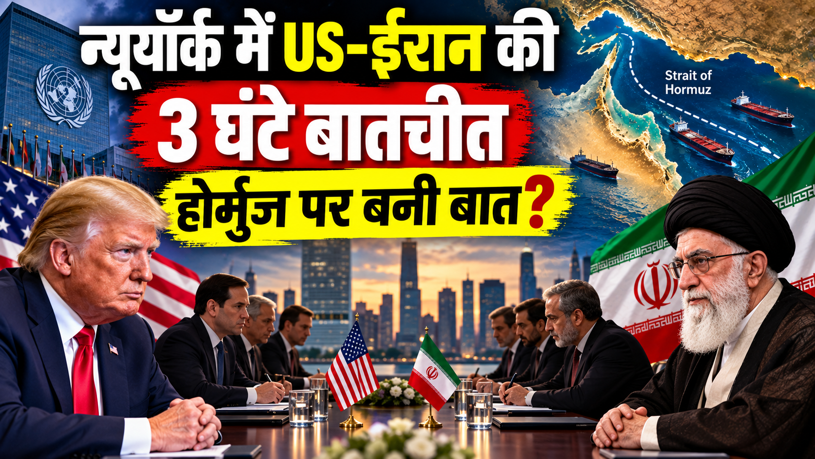 न्यूयॉर्क में US-ईरान की 3 घंटे बातचीत, होर्मुज पर बनी बात?