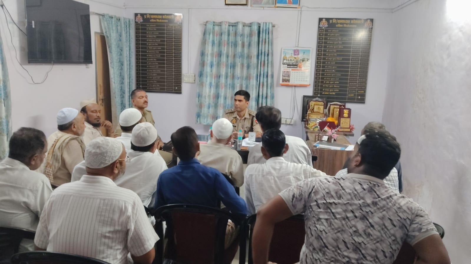 पीस कमेटी की बैठक का आयोजन