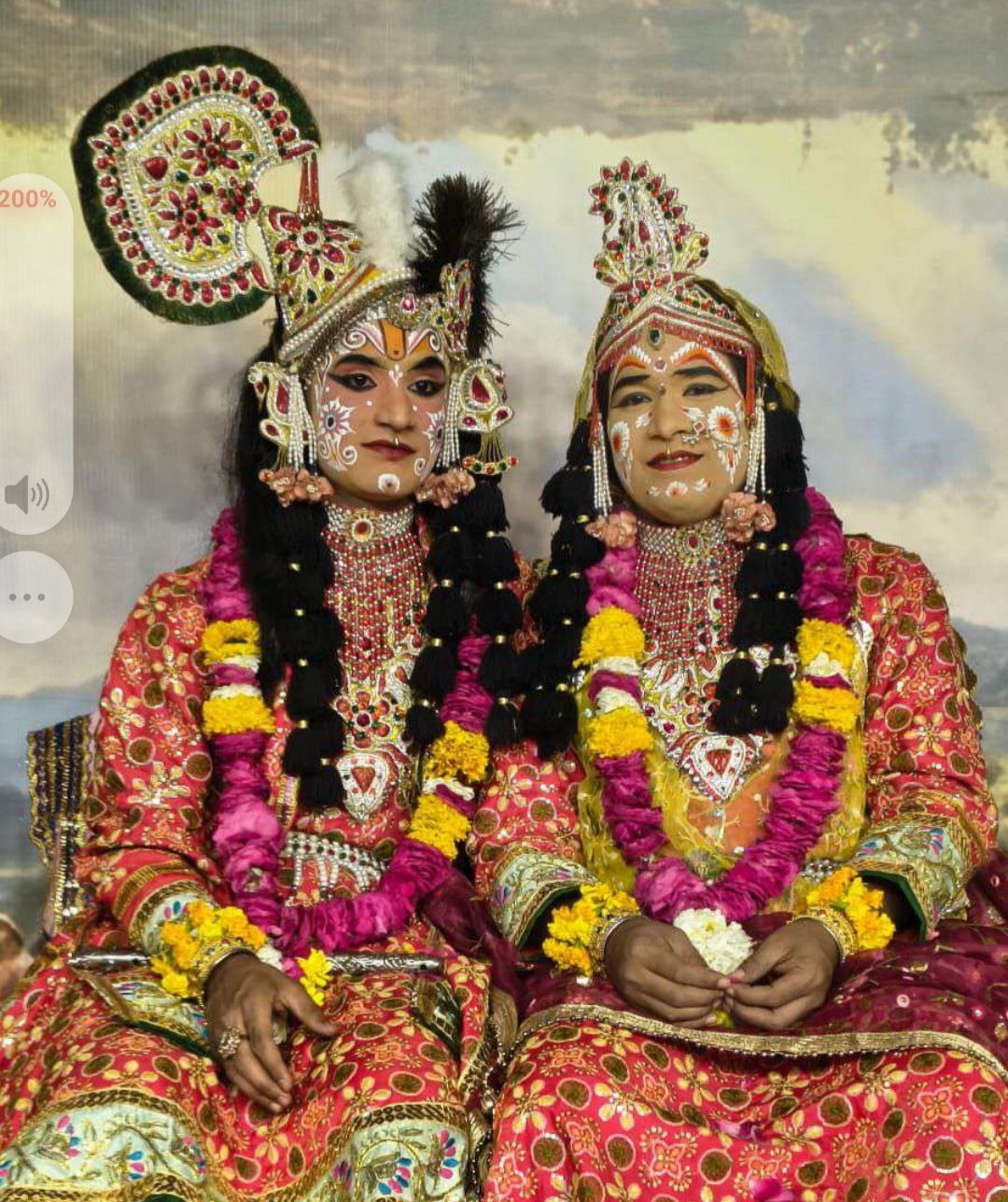 श्यामा - श्याम मिलन महोत्सव में मुखराई ग्राम में हुआ चंद्रावली एवं दान लीला का का हुआ भावपूर्ण मंचन