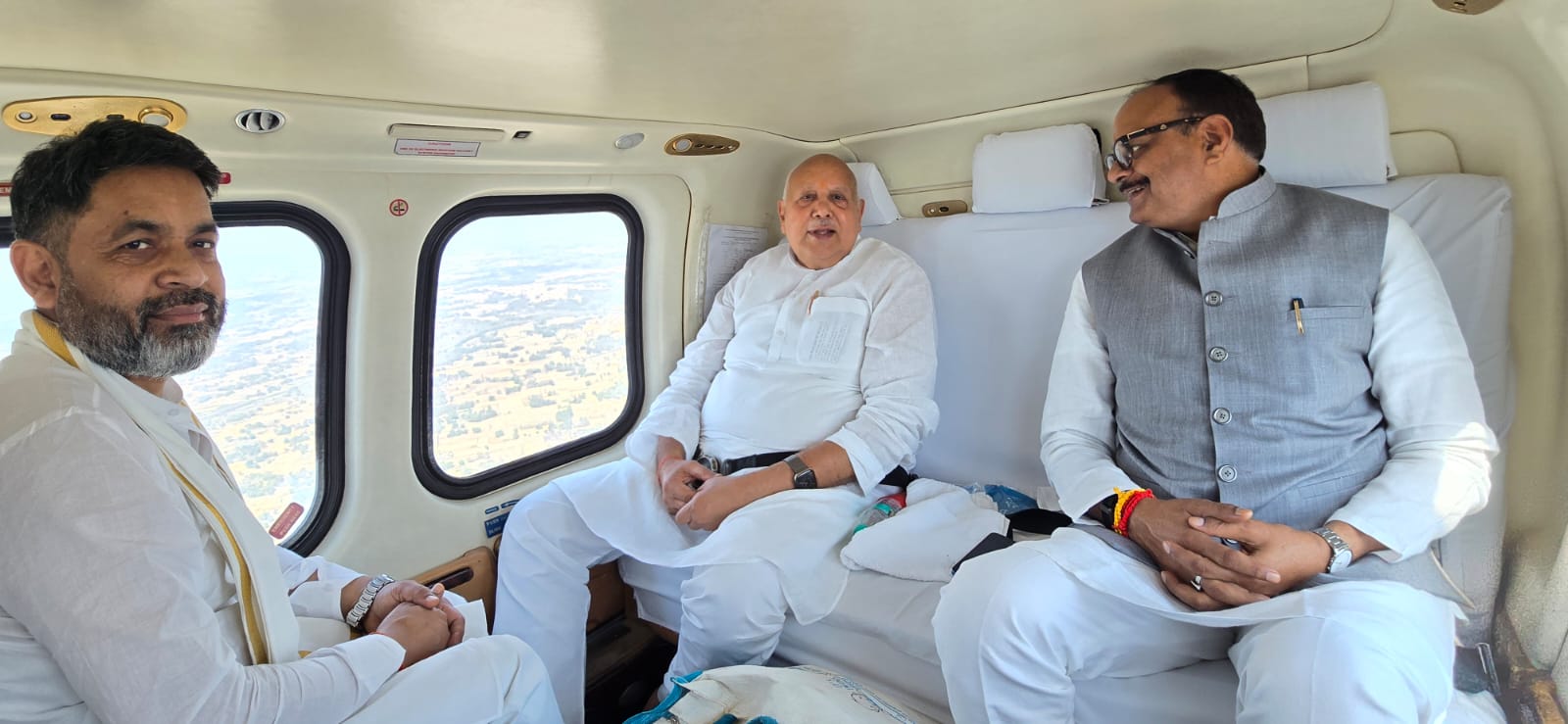 डिप्टी सीएम और कृषि मंत्री ने आपदा प्रभावित जनपदों का किया हवाई सर्वेक्षण