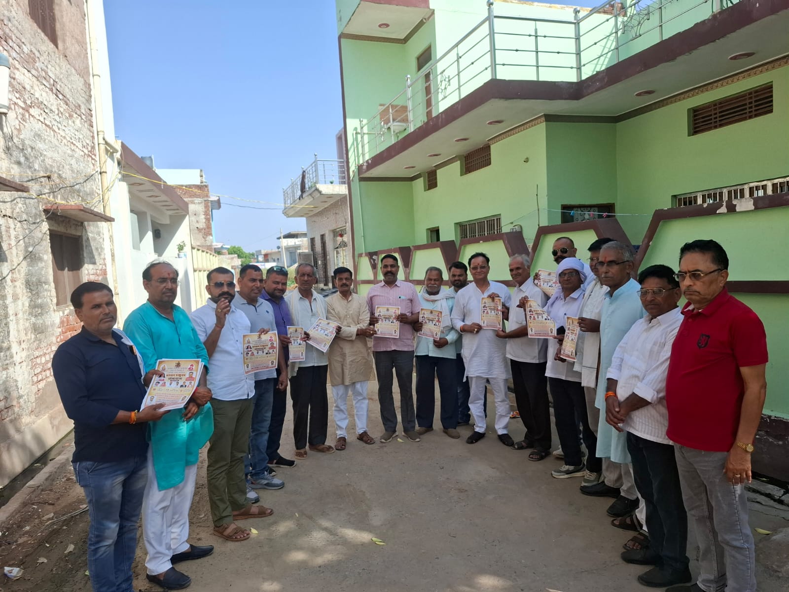 परशुराम शोभा यात्रा की तैयारियां जोरों पर व्यापक जनसंपर्क जारी