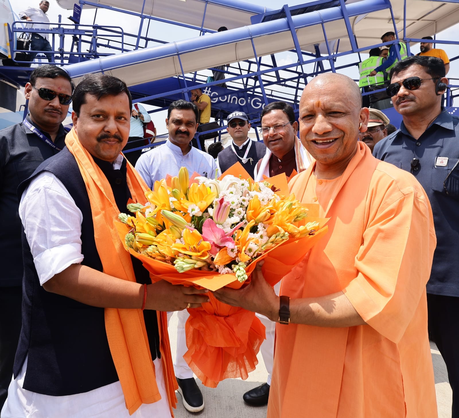संस्कृति, संस्कार और सृजन की साधना स्थली उत्तर प्रदेश में राष्ट्रीय अध्यक्ष का स्वागत: मुख्यमंत्री