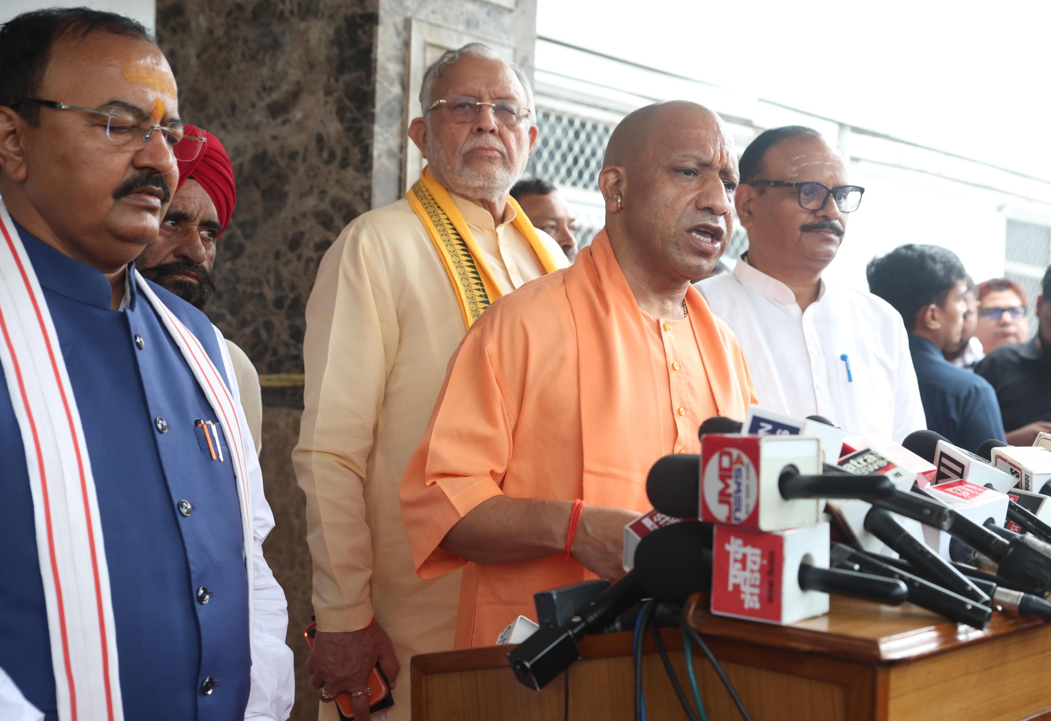 जिनके जेब से राममंदिर निर्माण के लिए एक पैसा नहीं निकला, वे लोग कर रहे चंदा चोरी की बातः मुख्यमंत्री
