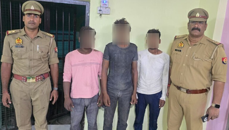24 घंटे में ट्रैक्टर-ट्रॉली चोरी का खुलासा, 3 गिरफ्तार