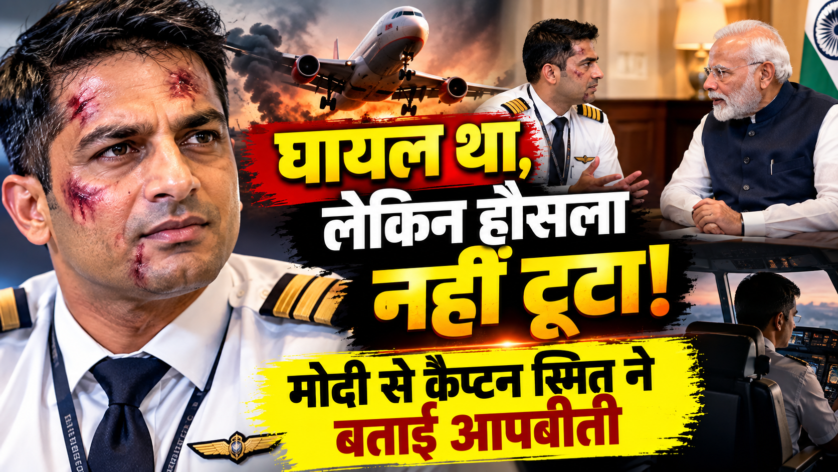 “विमान गिर रहा था, आखिरी मौका था… घायल होकर भी नहीं हारी हिम्मत, कैप्टन स्मित ने मोदी को सुनाई आपबीती