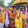 भव्य कलश यात्रा और यमुना पूजन के साथ हुआ श्रीमद्भागवत कथा का शुभारम्भ